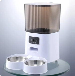 Pet Feeder with Camera 5L WiFi Smart Automatic Dual Bowl - petcareville