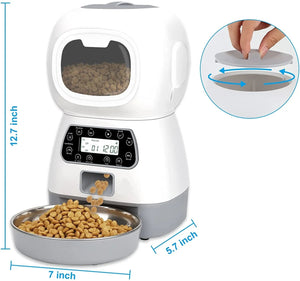 Automatic Pet Feeder Portion Control — Large Capacity Easy Clean