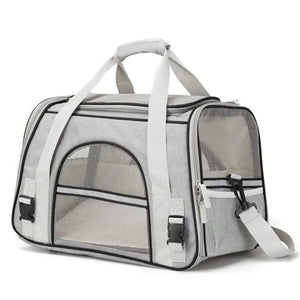 Foldable Pet Backpack — Lightweight, Corduroy Carrier with Breathable Design & Free Summer Mat, Multiple Colors - petcareville