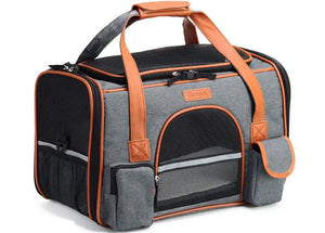 Foldable Pet Backpack — Lightweight, Corduroy Carrier with Breathable Design & Free Summer Mat, Multiple Colors - petcareville