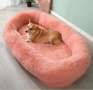 Giant Washable Dog Bed — Extra Large Plush PV Cover, Orthopedic PP Cotton Filling, Durable & Cozy 4XL-6XL Sizes