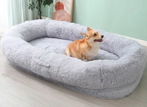 Giant Washable Dog Bed — Extra Large Plush PV Cover, Orthopedic PP Cotton Filling, Durable & Cozy 4XL-6XL Sizes
