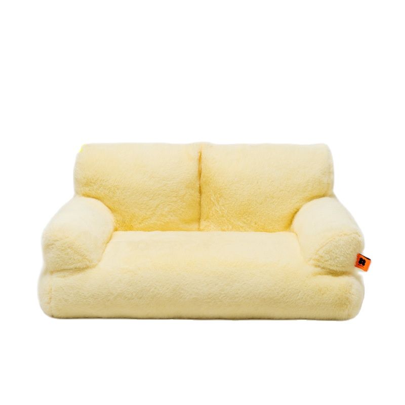 Cozy Winter Pet Bed with Dutch Velvet – Soft, Durable, Anti-Collapse Sofa for Cats & Small Dogs
