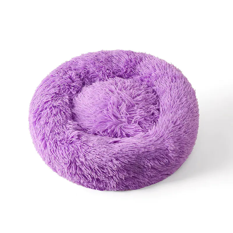 Cozy Plush Pet Bed - Winter Comfort