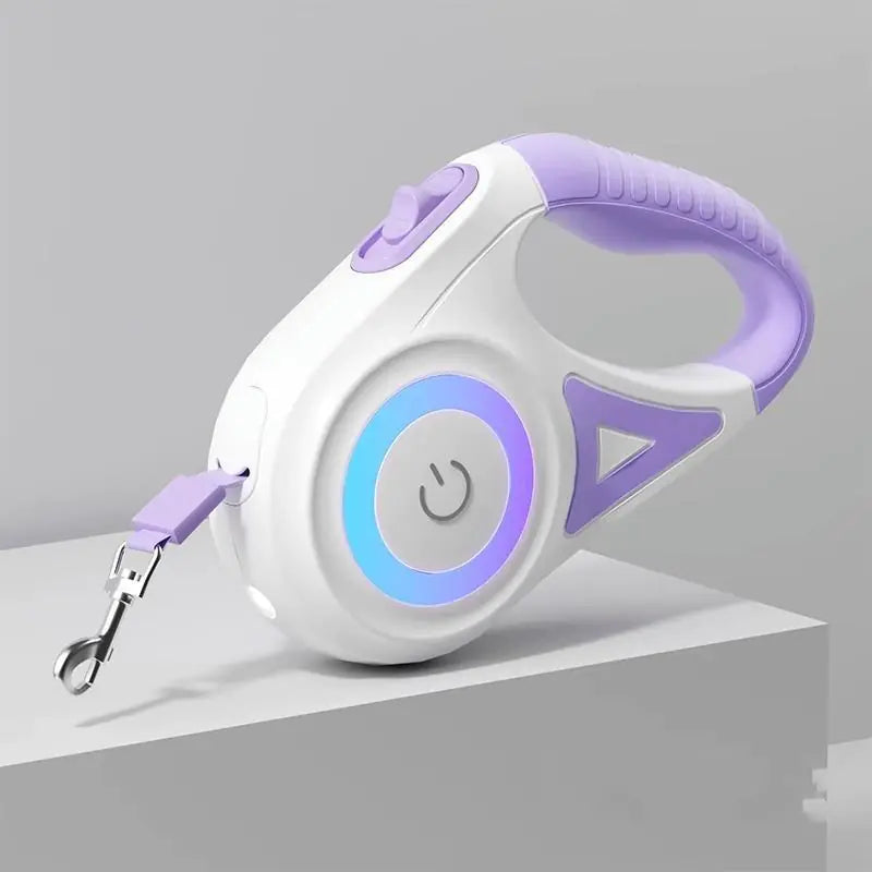 Glowing Retractable Pet Lead