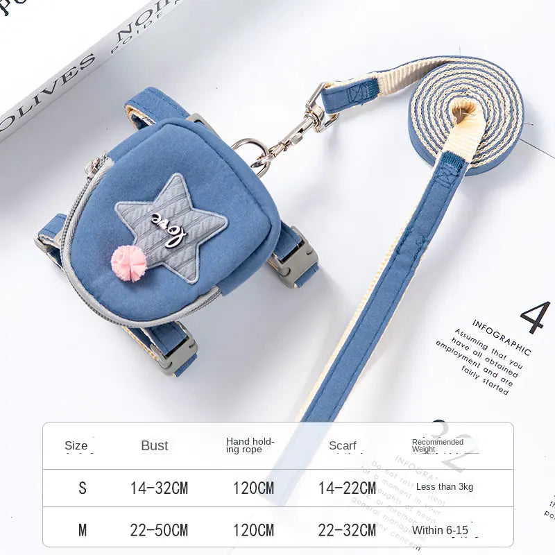 Adventure Polyester Dog Harness Set