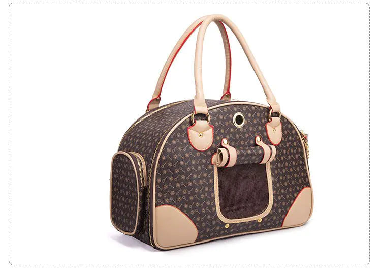Chic Pet Travel Tote for Small Dogs and Cats
