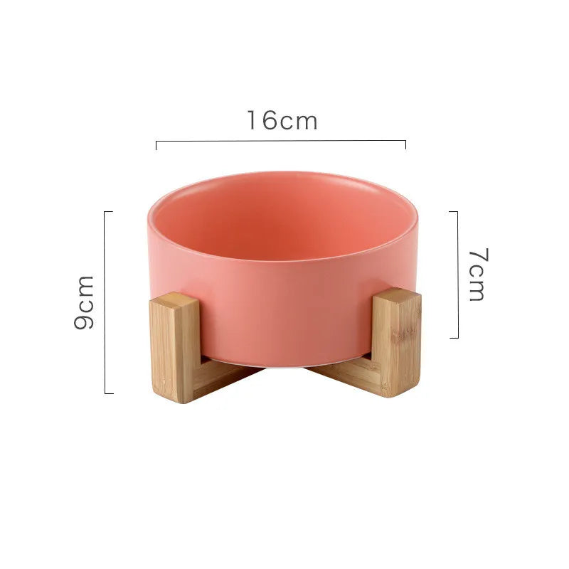 Ceramic No-Tip Pet Bowl