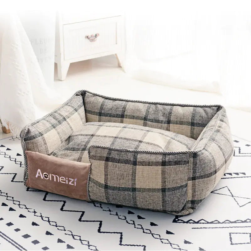 Deluxe Velvet Pet Nest for Dogs & Cats