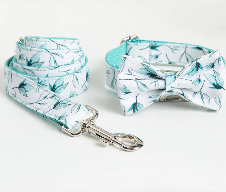 Nature Pattern Dog Leash Set