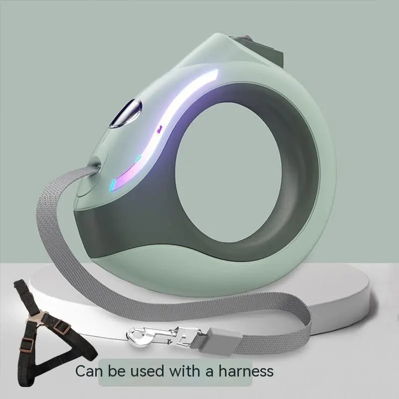Glowing Retractable Pet Lead