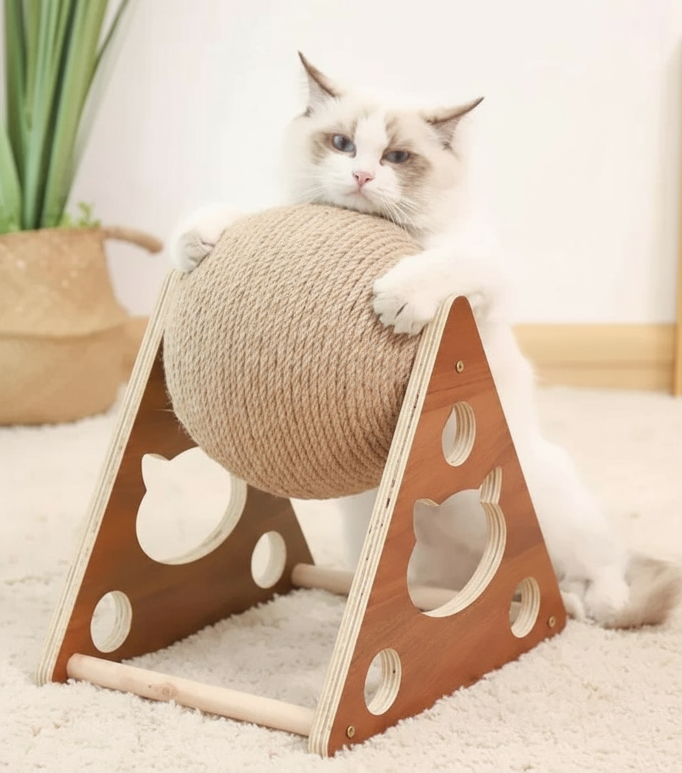 Climb & Scratch Cat Tower | Durable Multi-Level Cat Tree with Scratching Board