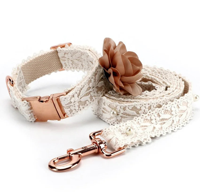 Floral Lace Pet Harness