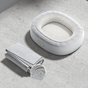 Washable Pet Bed with Removable Base — Thick Plush Dog & Cat Bed, Durable & Portable for Indoor/Outdoor Use