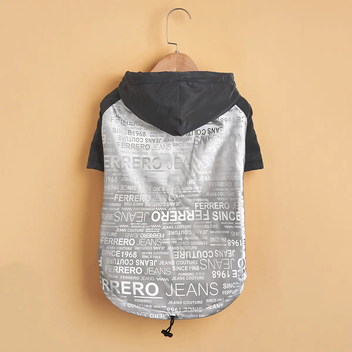 Reflective Dog Raincoat - Trendy Cotton Jacket