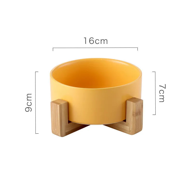 Ceramic No-Tip Pet Bowl