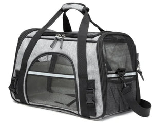 Foldable Pet Backpack — Lightweight, Corduroy Carrier with Breathable Design & Free Summer Mat, Multiple Colors - petcareville