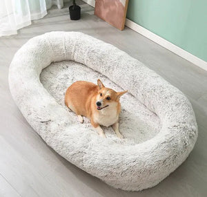 Giant Washable Dog Bed — Extra Large Plush PV Cover, Orthopedic PP Cotton Filling, Durable & Cozy 4XL-6XL Sizes