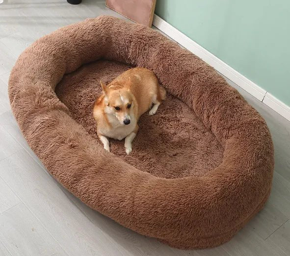 Giant Washable Dog Bed — Extra Large Plush PV Cover, Orthopedic PP Cotton Filling, Durable & Cozy 4XL-6XL Sizes