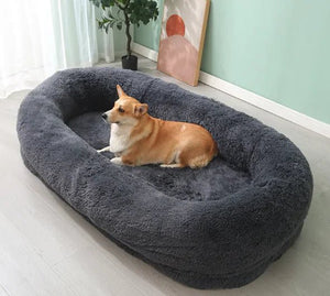 Giant Washable Dog Bed — Extra Large Plush PV Cover, Orthopedic PP Cotton Filling, Durable & Cozy 4XL-6XL Sizes