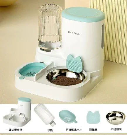 PurrfectServe Cat Feeder & Fountain
