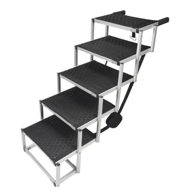 Foldable Aluminum Pet Steps For Car