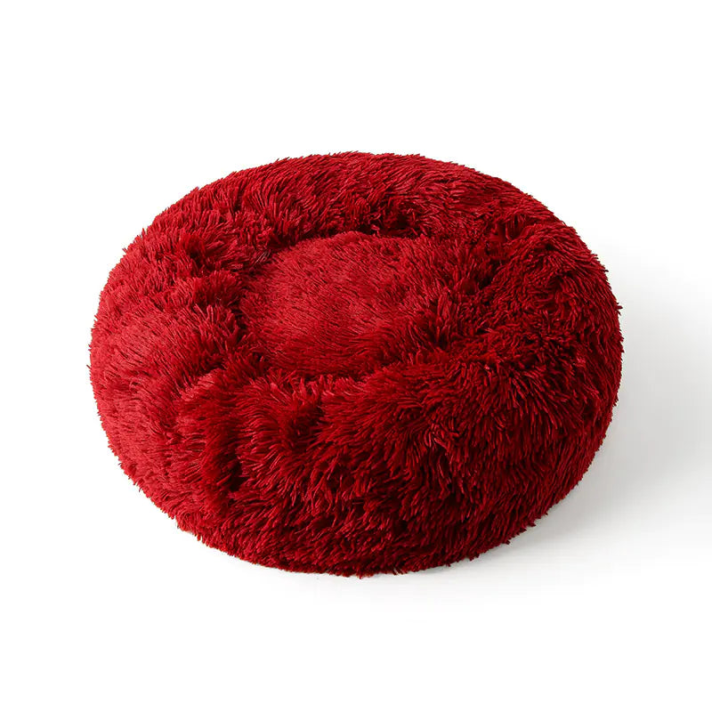 Cozy Plush Pet Bed - Winter Comfort