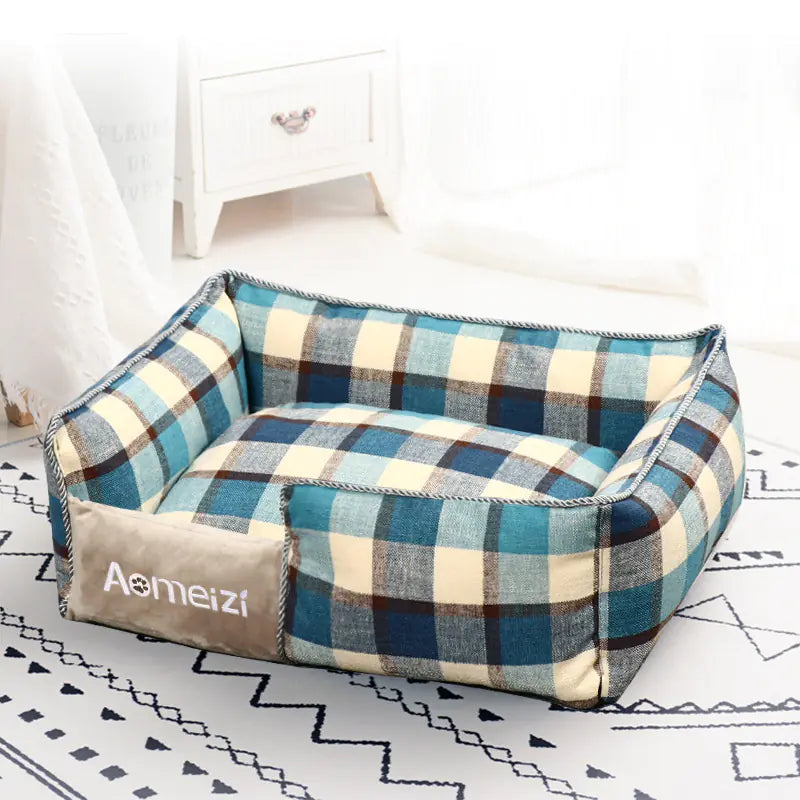Deluxe Velvet Pet Nest for Dogs & Cats