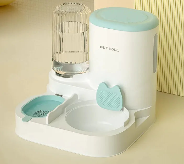 PurrfectServe Cat Feeder & Fountain