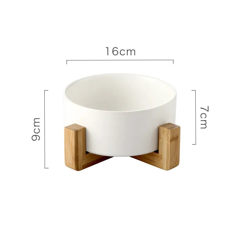 Ceramic No-Tip Pet Bowl