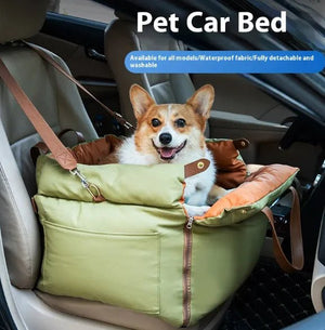 Portable Pet Safety Car Seat — Lightweight, Easy-Clean Travel Kennel for Small Dogs & Cats - petcareville