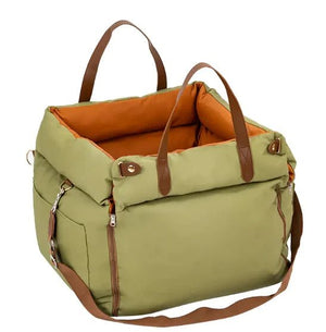 Portable Pet Safety Car Seat — Lightweight, Easy-Clean Travel Kennel for Small Dogs & Cats - petcareville