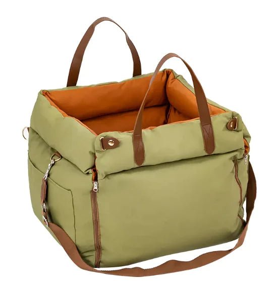 Portable Pet Safety Car Seat — Lightweight, Easy-Clean Travel Kennel for Small Dogs & Cats - petcareville