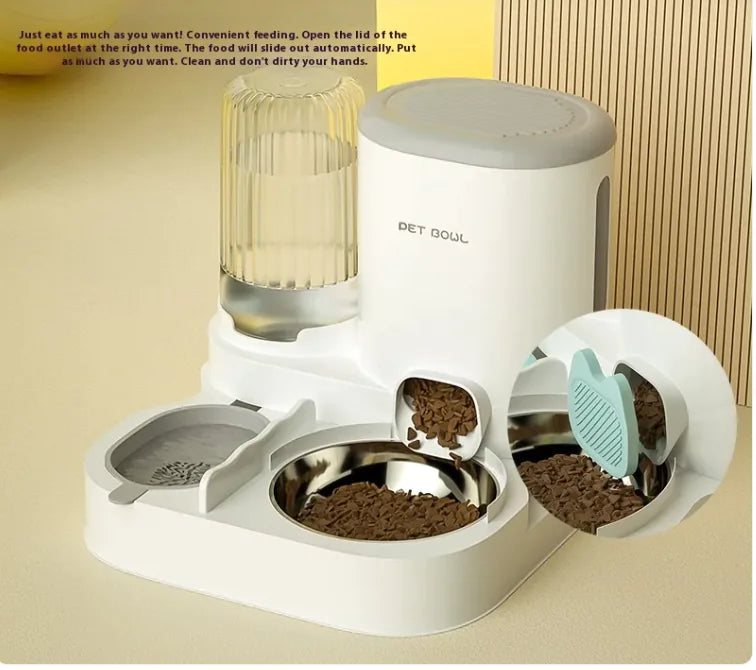 PurrfectServe Cat Feeder & Fountain