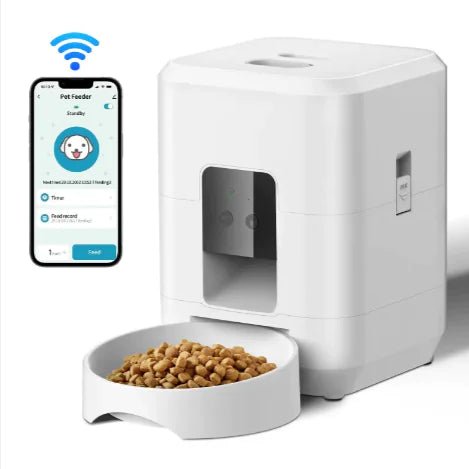 Smart Cat Feeder WiFi App Control Automatic Portion Schedule