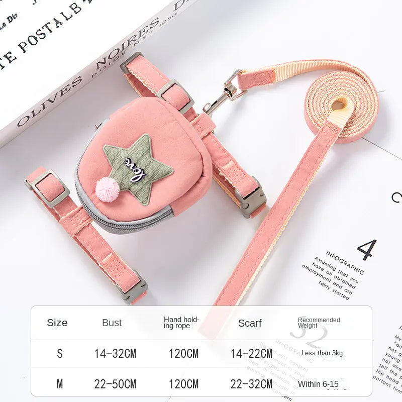 Adventure Polyester Dog Harness Set