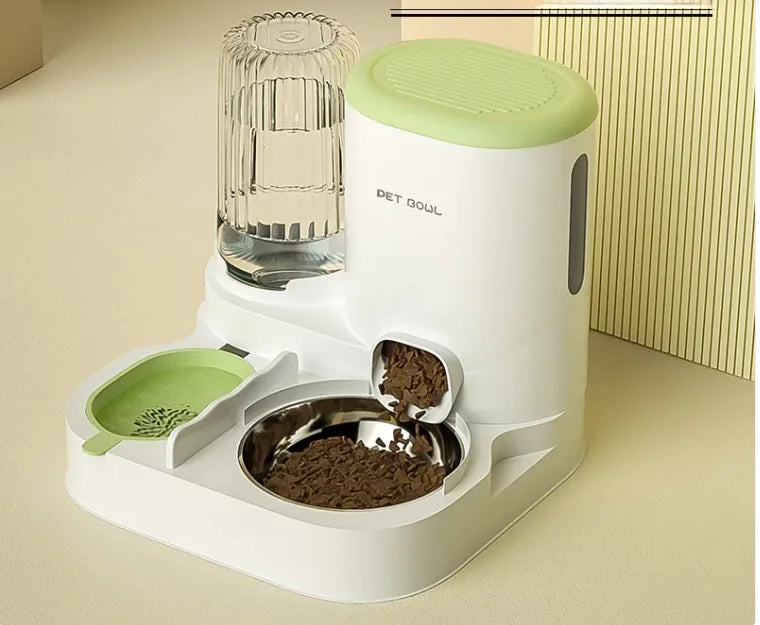 PurrfectServe Cat Feeder & Fountain